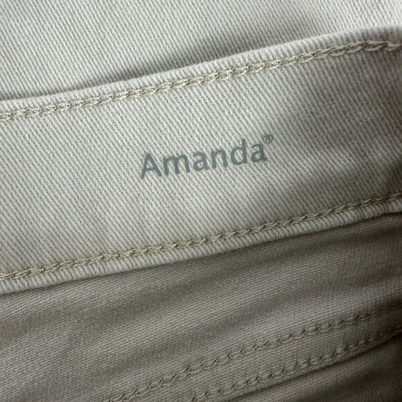 Gloria Vanderbilt Amanda All Around Slimming Beige Capri Pants Size 14 - Picture 4 of 6